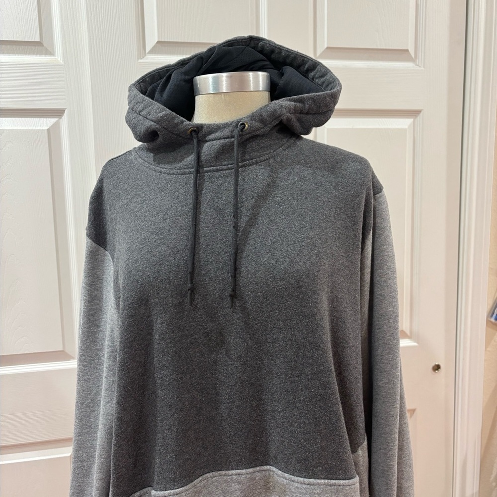 Russell Athletic Gray Hoodie Sweatshirt Casual Fit